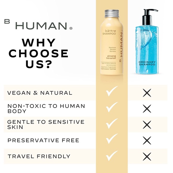 battre shampoo Hair Bhuman Bttre Dry Shampoo Powder For Women And